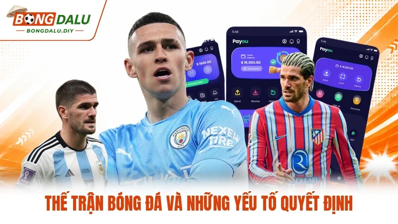 Thế trận bóng đá và những yếu tố quyết định Thế trận bóng đá và những yếu tố quyết định